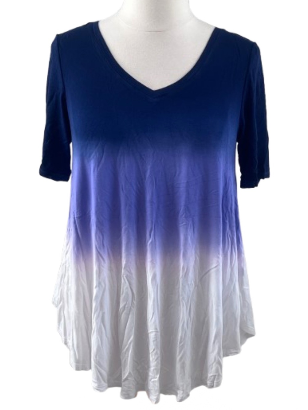 Lane Bryant Ombre V-Neck Tunic